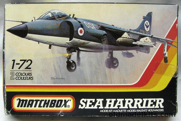 Matchbox 1/72 Hawker Siddeley Sea Harrier FRS1 - Lt Cdr N.D. Ward 801 NAS FAA HMS Invincible 1981 / FRS51 Indian Navy 1982, PK-37 plastic model kit